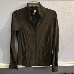 lululemon athletica Olive Green Utility Zip Jacket